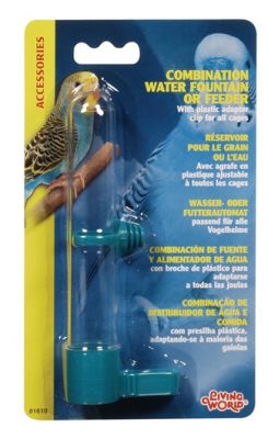 Living World Combination Water Fountain or Feeder