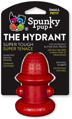 Spunky Pup Natural Rubber Hydrant Dog Toy 
