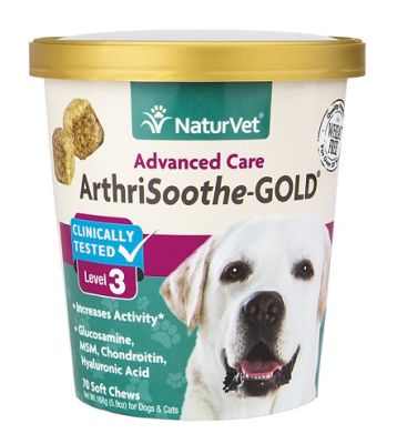 NaturVet ArthriSoothe-GOLD Level 3 Soft Chew for Dogs