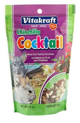 Vitakraft Cocktail Mixed Fruit Chinchilla Treat - 4.5oz