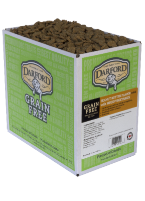 Darford Peanut Butter Recipe Minis Grain-Free Dog Treats -15 lbs