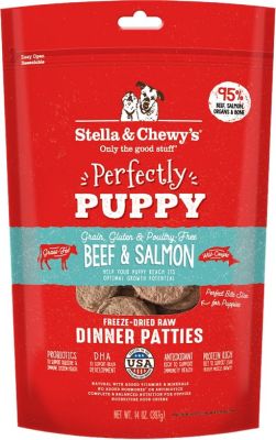 Stella & Chewy's Beef & Salmon Puppy Freeze-Dried Dinner Patties Dog Food