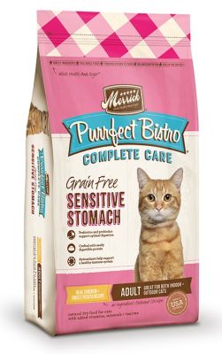 Merrick Purrfect Bistro Grain-Free Complete Care Sensitive Stomach Dry Cat Food 