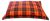 Ruff Love Buffalo Plaid Red & Black Cloud Pillow Dog Bed