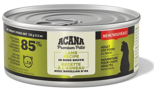 Acana Lamb Recipe Premium Pate in Bone Broth Canned Cat Food