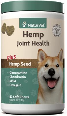 NaturVet Hemp Joint Health Soft Chews For Dogs