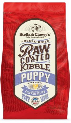 Stella & Chewy's Freeze-Dried Raw Coated Kibble Grain Free Chicken Dry Puppy Food