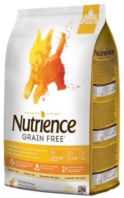 Nutrience Grain Free Small Breed Turkey, Chicken & Herring Dry Dog Food 11 lbs