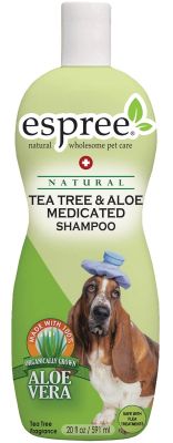 Espree Tea Tree & Aloe Medicated Dog Shampoo 20oz 