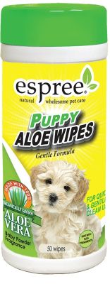 Espree Puppy Aloe Wipes for Dogs 50ct