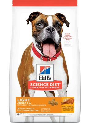 Hill's Science Diet Adult Light Chicken Meal and Barley Recipe Dry Dog Food