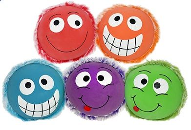 Multipet Minipet Plushy Peas Assorted Dog Toy