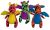 Multipet Minipet Dragons Assorted 5" Dog Toy