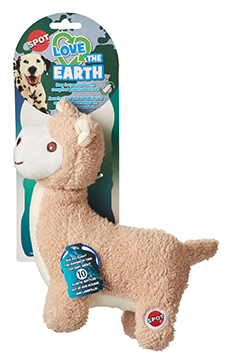 SPOT Love The Earth 9" Plush Animal Dog Toy Assorted Color