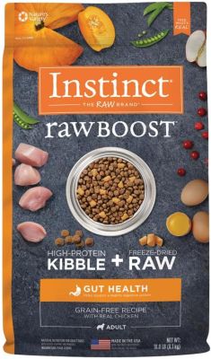 Instinct Raw Boost Gut Health Grain Free Chicken Recipe Dry Dog Food