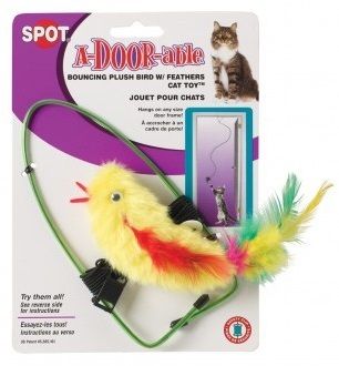 SPOT A-Door-Able Plush Bird Interactive Cat Toy