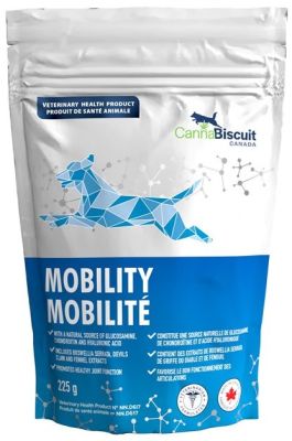 Cannabiscuit Canada Mobility Nutraceutical Supplement with Elk Velvet Antler Soft Chews for Dogs - 224g