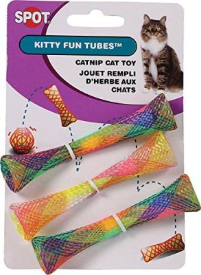 SPOT Kitty Fun Tube Cat Toy - 3 Pack