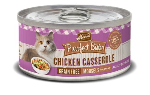 Merrick Purrfect Bistro Grain-Free Sliced CHICKEN Casserole Canned Cat Food 24 x 5.5oz