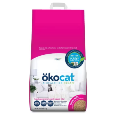Okocat Soft Step Natural Wood Clumping Litter 10.6 lbs