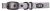 Hamilton Gun Metal Series Single Thick Deluxe Dog Collar