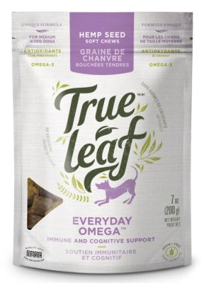 TrueLeaf Everyday Omega Immune & Cognitive Support Chews for Dogs