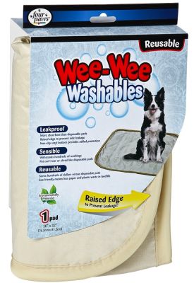 Four Paws Wee-Wee Washables Potty Pad Large Size 30" x 32"