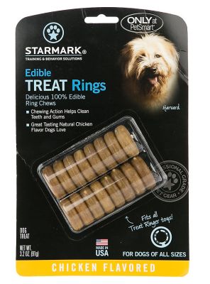 Starmark Edible Treat Rings Dog Treats (Refill For FlexGrip and Treat Ringer)