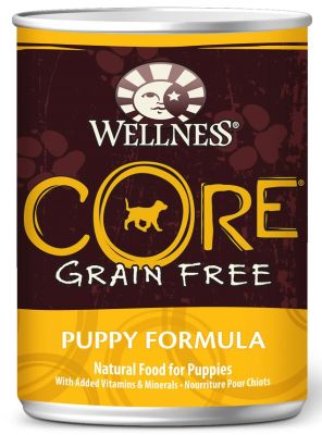 Wellness CORE Grain-Free Puppy Formula Canned Dog Food 12x12.5oz