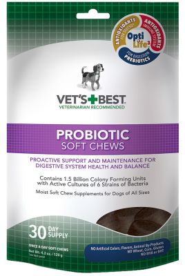 Vet's Best Probiotic Soft Chews for Dogs - 30ct
