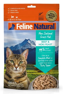 Feline Natural Beef & Hoki Feast Raw Freeze-Dried Cat Food