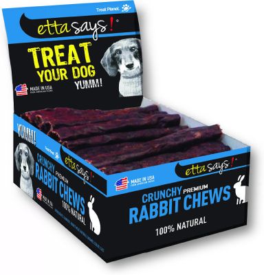 Etta Says! Crunchy Rabbit Chews Dog Treats