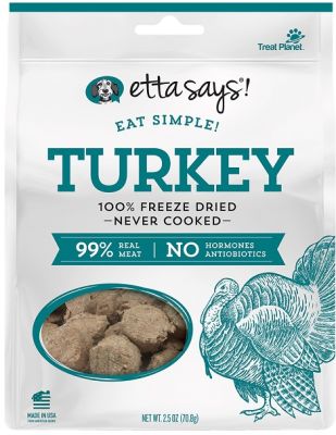 Etta Says! EAT SIMPLE! Freeze Dried Turkey Dog Treats 2.5oz
