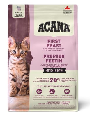 Acana Kitten First Feast With Free-Run Chicken and Whole Herring Dry Cat Food - 1.8kg