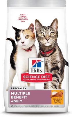 Hill's Science Diet Adult Multiple Benefit Dry Cat Food