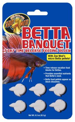 Zoo Med Betta Banquet Time Release Fish Food Block (7 Day)