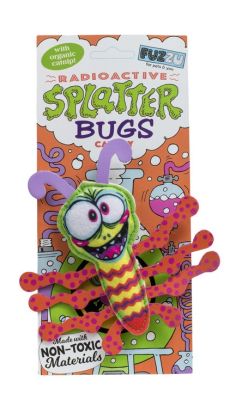 Fuzzu Radioactive Splatterbugs Blast-O Cat Toy 
