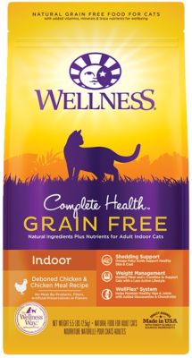 Wellness Complete Health Grain-Free Deboned Chicken & Chicken Meal Indoor Dry Cat Food