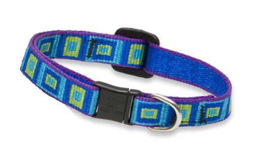 Lupine Originals Pattern Adjustable Cat Safety Collar - Sea Glass