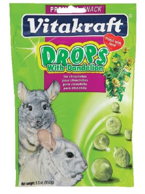 Vitakraft Yogurt Drops with Dandelion Chinchilla Treat - 5.3oz