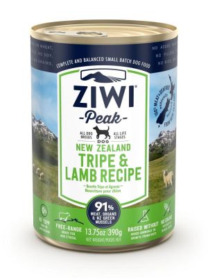 ZIWI Peak Grain-Free Tripe & Lamb Canned Dog Food 12 x 13.75oz