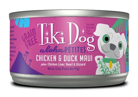 Tiki Dog Aloha Petites Chicken & Duck Maui Canned Dog Food