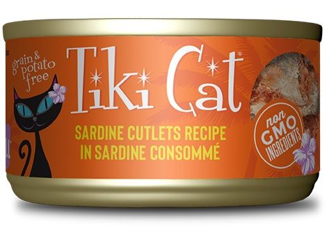 Tiki Cat Tahitian Grill Sardine Cutlets Canned Cat Food