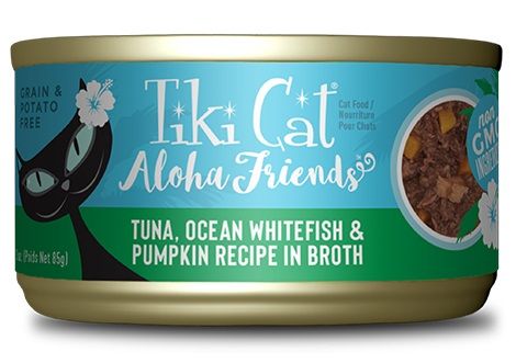 Tiki Cat Aloha Friends Tuna with Ocean Whitefish & Pumpkin Canned Cat Food