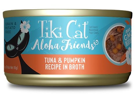 Tiki Cat Aloha Friends Tuna with Pumpkin Canned Cat Food