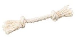 Multipet 2-Knot White Rope 9" Medium Dog Toy