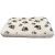 WAVF Paw Print Soft Plush Pet Bed with Removable Cover For Dogs & Cats
