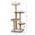 PetPals TREEHOUSE Natural 4-Level Cat Tree