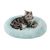 Best Friends by Sheri Oval Shag Faux Fur Cat Bed - 21" x 19"
