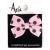 Aria Pastel Polka Dot Bows Clip Strip